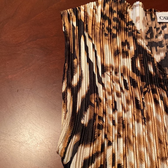 Vintage Animal Print Sleeveless Top by Cato (SZ S to L) - Picture 5 of 8